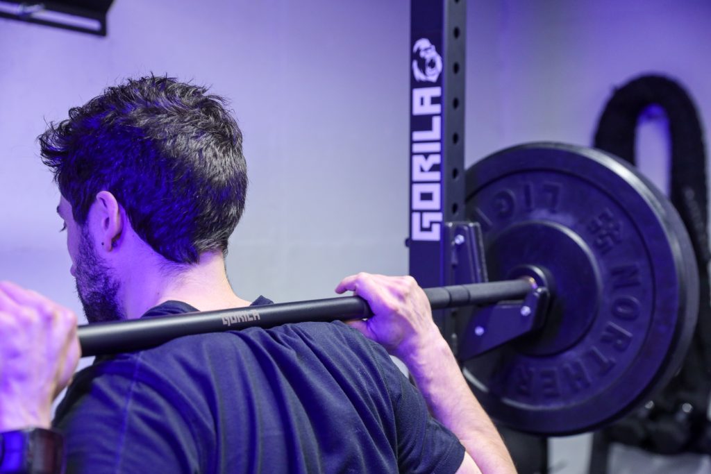 Cours de groupe musculation back squat